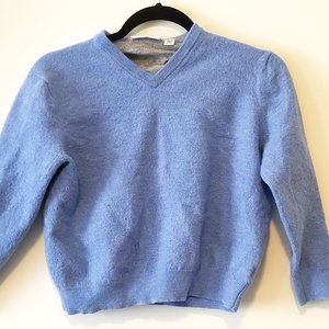 Calvin Klein Baby Merino Wool Baby Blue Sweater